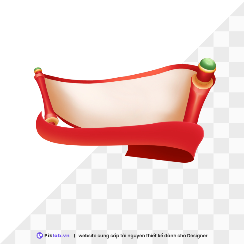 Design resource orange red rectangular frame happy new year tet holiday isolated on transparent PNG tết